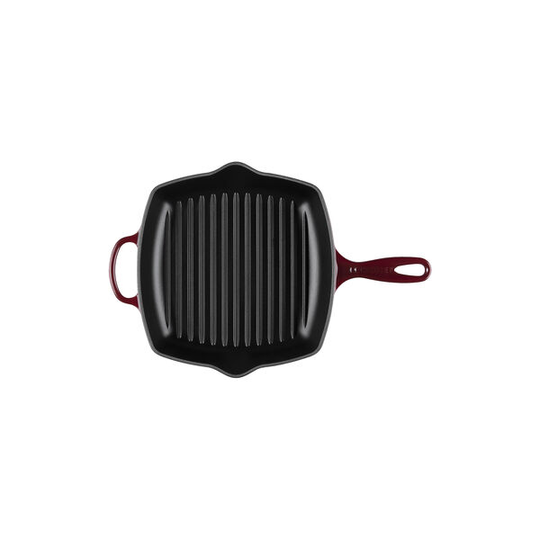 Signature cast iron square grillit 26 cm, garnet, Le Creuset