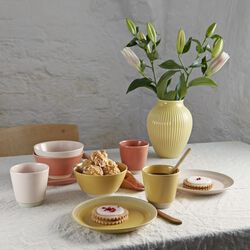 Colorit Plate Ø 19 cm, yellow, Knabstrup Keramik