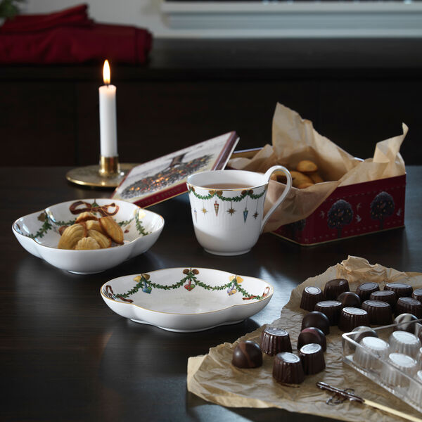 Star Fluted Christmas Dish 22 cm, Royal Copenhagen
