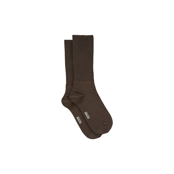 Silk Socks, dark brown Silk Socks, dark brown, Aiayu