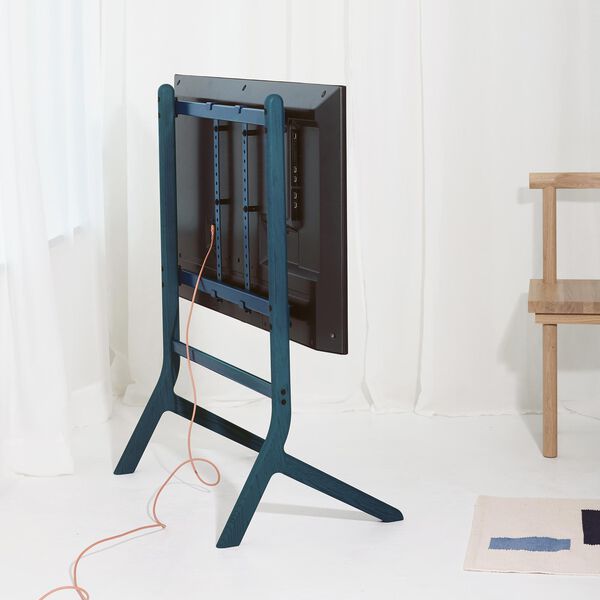 Hopper, ocean blue, Pedestal