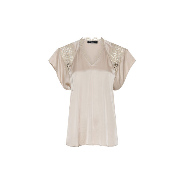 WeckiaBBSynje blouse, beige, Bruuns Bazaar