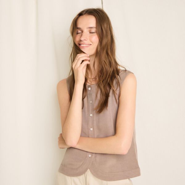 IRTANGO Shirt, caribou, Atelier R&ecirc;ve
