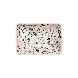 Helle A7 Plate, pink-green, Iittala
