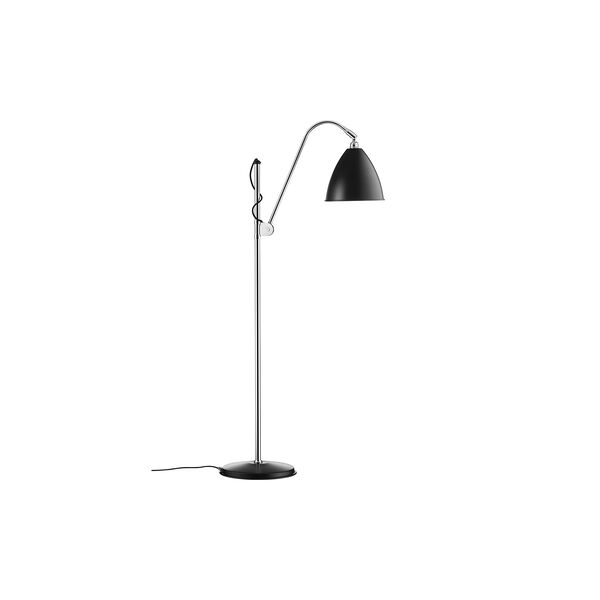 Bestlite BL3 M Floor Lamp, black semi matt/chrome, GUBI