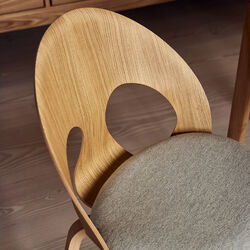 VL1100 Eye Chair, Re-wool 0198/oak, VERMUND