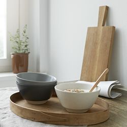 Colorit Bowl &Oslash; 14 cm, grey, Knabstrup Keramik