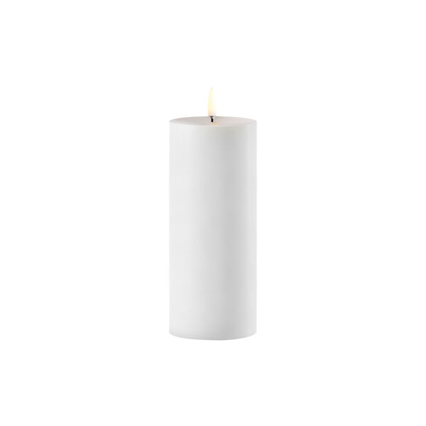 Outdoor LED maxi pillar, white, Uyuni Lighting