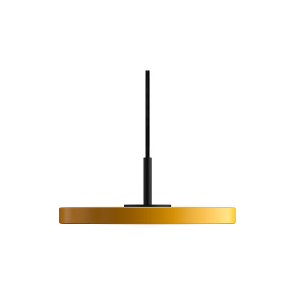 Asteria Micro Pendant, saffron yellow/black, UMAGE