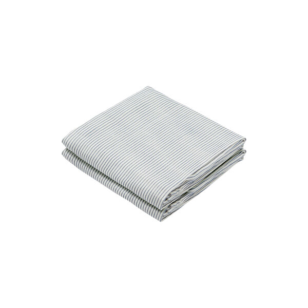 Muslin Cloth Printed 2-pack, classic stripes blue, Cam Cam Copenhagen