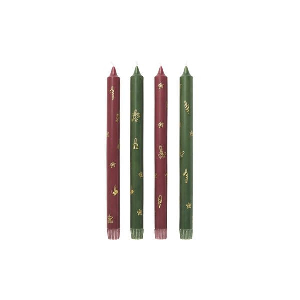 Star Fluted Christmas Candles 4 pcs., Royal Copenhagen