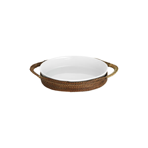 Basket Oval, light/dark brown, Pillivuyt