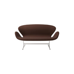 Swan Sofa&trade; 3321 2-seater Sofa, brown, Fritz Hansen