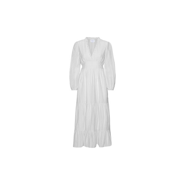 Umi Long Cotton Dress, white, Americandreams