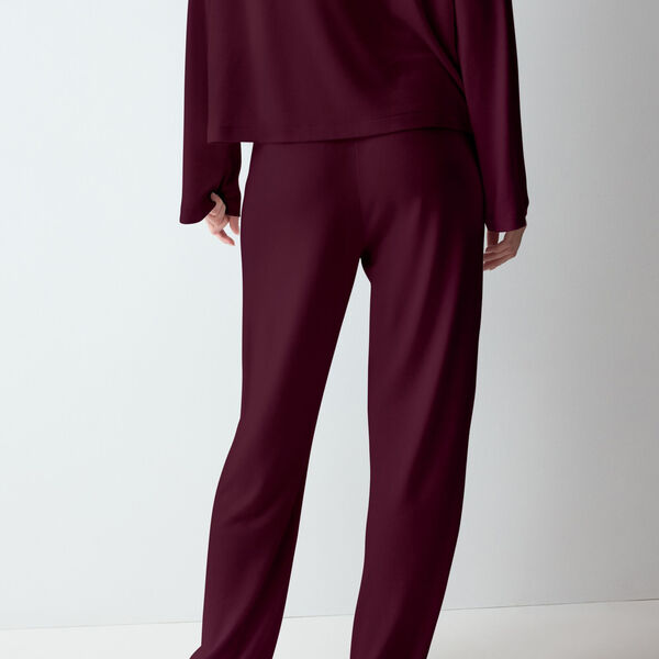 Cozy Comfort Cozy Trouser X 01, red - dark combination, Triumph