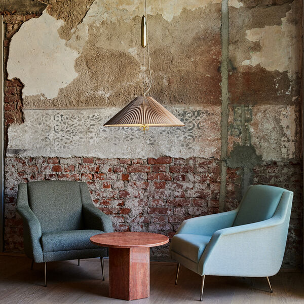 A1972 Pendant, brass/bamboo, GUBI