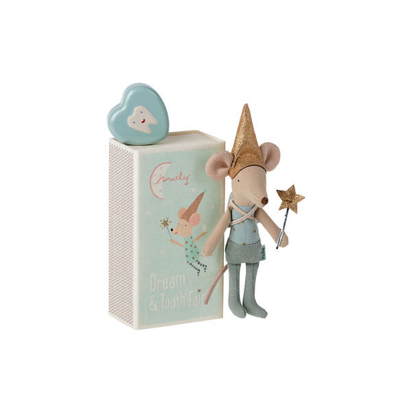 Tooth Fairy Mouse in Matchbox, Maileg