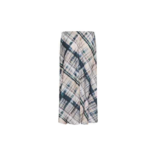 TatumSZ Skirt, grey blue blurry check, Saint Tropez