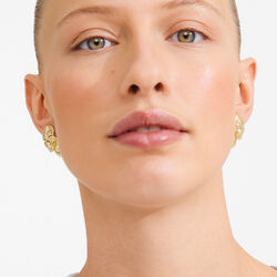 SOLARI earrings, gold plated, Pilgrim