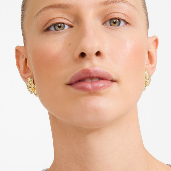 SOLARI earrings, gold plated, Pilgrim