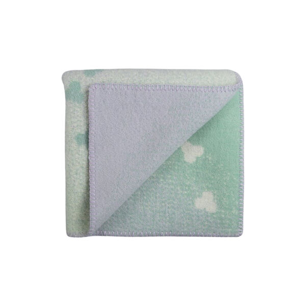 MELVIN Half Size Throw, turquoise/lavender MELVIN Half Size Throw, turquoise/lavender, Røros Tweed