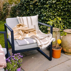 Lyme Grass Throw, yellow, ELVANG