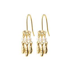 VIREL earrings, gold plated, Pilgrim