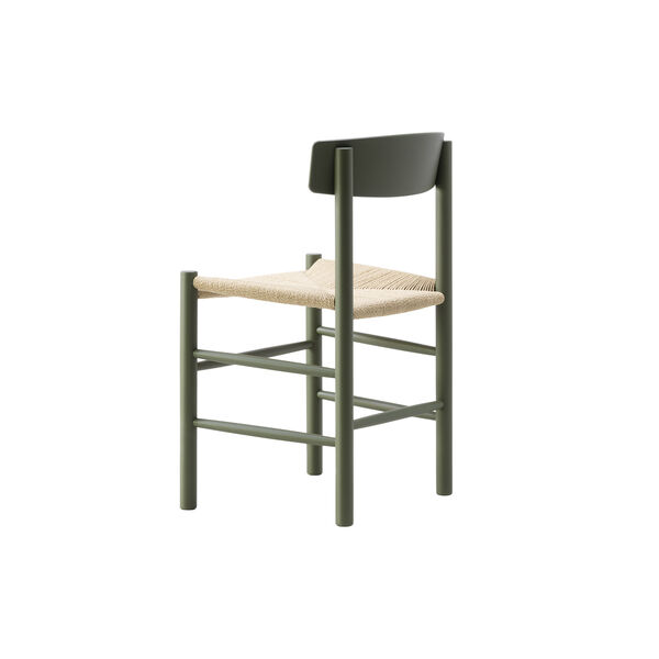 J39 Mogensen Chair, khaki green/natural, Fredericia Furniture