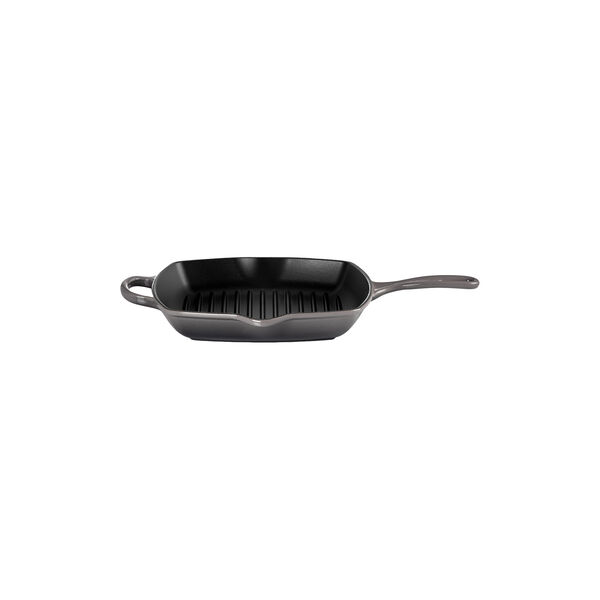 Signature cast iron square grillit 26 cm, flint, Le Creuset