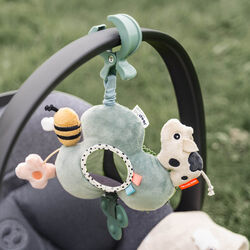 Tiny Farm Activity Mirror w/ Clip, green, Done by Deer