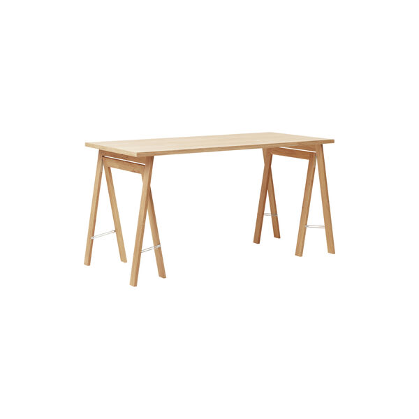 Linear Tabletop, white oiled oak, Form & Refine