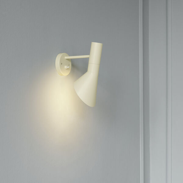 AJ Wall Lamp, soft lemon, Louis Poulsen