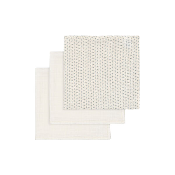 Bellini 3 Pack Muslin Cloth, punto blu, Konges Sløjd