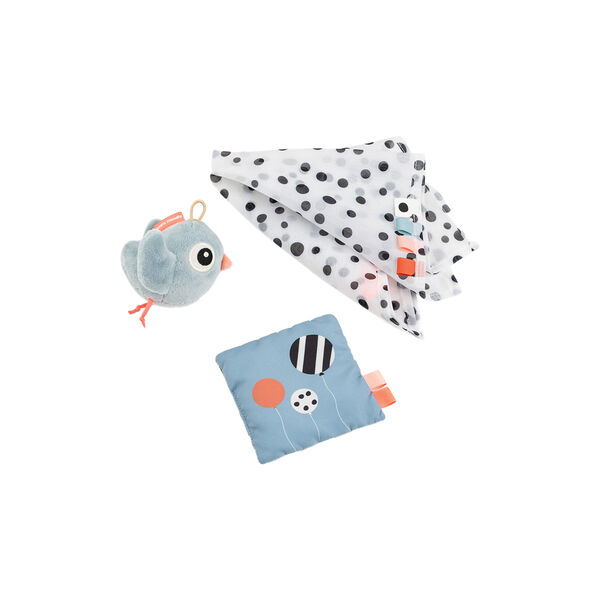 Birdee Tiny Sensory Toy Set, blue Birdee Tiny Sensory Toy Set, blue, Done by Deer