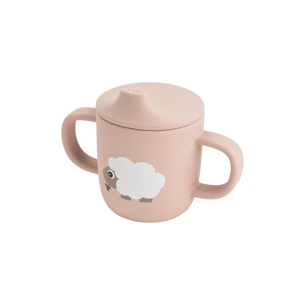 Tiny Farm Silicone Spout Cup 2-handle, powder, Done by Deer