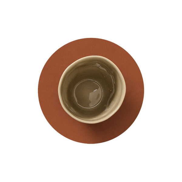 Nupo glass mat Circle, rust, LIND DNA