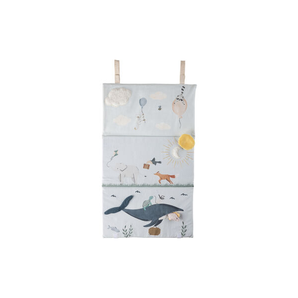 Fold-Out Tummy Time Triangle, Sebra