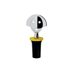 Anna Wine Stopper, black, Alessi