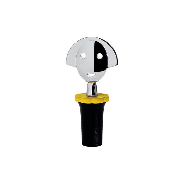 Anna Wine Stopper, black Anna Wine Stopper, black, Alessi
