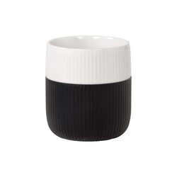 Fluted Contrast Mug 35 cl, jet Fluted Contrast Mug 35 cl, jet, Royal Copenhagen