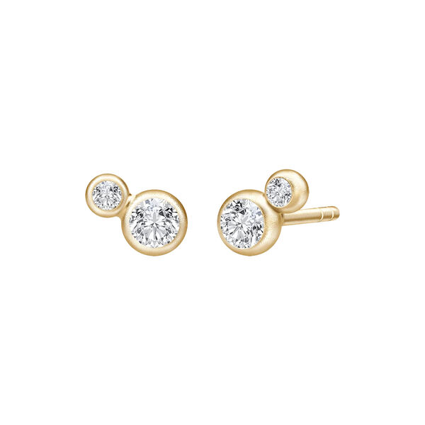 Fina Earstuds, gold plated, Julie Sandlau