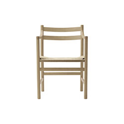 CH46 Dining Chair, white oiled oak/natural, Carl Hansen & S&oslash;n