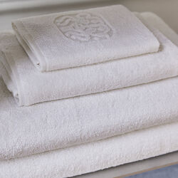 DAMASK TERRY Towel, white, Georg Jensen Damask