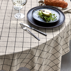 HDJoin Tablecloth, black/off-white, House Doctor