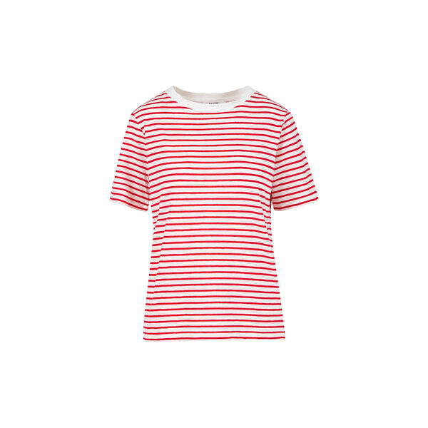 Striped tee, white/red stripes, Coster Copenhagen