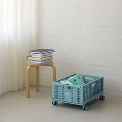 Storage Crate Wheels, sky blue, MODU