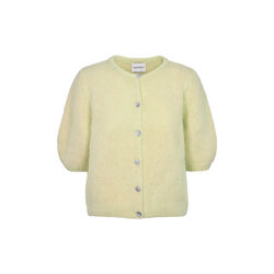 Susan Short Sleeve Cardigan, light yellow, Americandreams