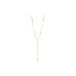 Camille Y-necklace, gold plated, Pure by Nat