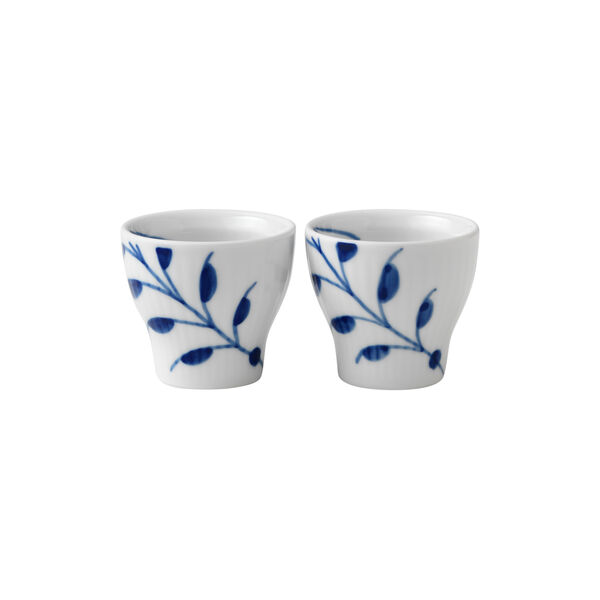 Blue Fluted Mega Egg Cup, 2 pcs, Royal Copenhagen