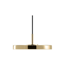 Asteria Micro Monochrome Pedant, polished brass, UMAGE